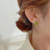 Pendientes de plata 925 con forma de aguja para puesto en el mercado nocturno, para mujer, de Corea del Sur, con explosiones en vivo y pendientes de red roja.
