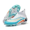 Zapatillas de fútbol transfronterizas para niños y niñas, especialmente diseñadas para estudiantes de primaria, con tacos TF para entrenamiento y competición, zapatillas de entrenamiento juveniles con tacos largos