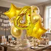 Globos de Cumpleaños Globos de Número de 32 pulgadas Fábrica al por Mayor Juego de 8 Piezas Patrón Impreso Globos de Película de Aluminio para Decoración de Escenas