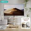 Soporte de TV Youbei Piso Vertical Móvil Carro Blanco Madera Maciza Soporte de Arte para Xiaomi Hisense TCL