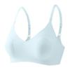 Ropa interior ultrafina de verano con forma de oreja de conejo, sin costuras, inalámbrica, cómoda, con pecho grande y pequeño