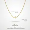 Nuevo collar de acero inoxidable de estilo europeo y americano transfronterizo que no se decolora, con modernos colgantes de corazón, hoja, cruz y cuentas