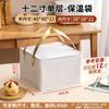 Bolsa Satchel Verde Bolo de Aniversário Espessado Bolsa Térmica Entrega Takeout Bolsa Especial Bolsa Refrigerada Personalizada Bolsa de Armazenamento Frio com Folha de Alumínio