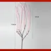 Flores Colgantes de Hilo Rojo Artificial Transfronterizas para Celebración de Boda, Flores Artificiales para Decoración de Fondo de Salón de Bodas, Flores de Seda para Ambientación de Escena de Compromiso