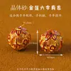 Partículas de Cristal de Cinábrio Areia de Sangue Contas de Areia Vermelha Areia de Cristal Contas Redondas Contas Soltas Acessórios para Joias DIY Produtos Semi-Acabados Atacado