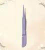 Pinça para cílios postiços, pinça de cílios, curvador de cílios, pinça de maquiagem, pinça de sobrancelha, pinças, pinças Golden Feather, ponta curva, reta