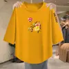 Moda verão 2026, novo estilo, único, modelagem solta, emagrecedor, versátil, estiloso, camiseta casual simples para mulheres