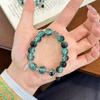 Popular Pulsera Serie Azul con un Fresco Estilo Oceánico, Versátil y Elegante Pulsera Estilo Palacio Cola de Pez Cadena de Cuentas Regalo para Estudiantes