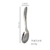 Tenedor y Cuchara Infantiles de Acero Inoxidable 316, Cuchara Yuanbao Engrosada, Cuchara Pequeña para el Hogar, Cuchara para Comida de Bebé, Cuchara, Tenedor de Fruta