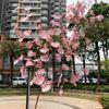 [Flores de simulación para bodas] fabricantes decoración de bodas rosa flores artificiales recomendadas Hortensia de carretera rosa rosa peonía al por mayor