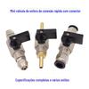 Interruptor de válvula de tubo de ar conector rápido com mangueira pneumática pagoda compressor de ar acessórios de bomba de ar