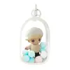 Bolsa Protetora Transparente para Armazenamento de Bonecas Bubble Mart Mini Figura Viagem Alta Transparência Resistente a Arranhões Bolsa de Pendurar Coleção Mini Boneca