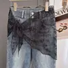 2026 Nuevo Producto Elegante Bufanda Triangular de Encaje Floral Bordado Pequeño Tamaño Grande Bufanda Decorativa para la Cintura Bufanda Dulce para el Cuello Bufanda de Seda para Primavera y Otoño