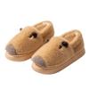 Lindas Zapatillas de Algodón de Dibujos Animados para Mujer 2026 Nuevas Otoño e Invierno Hogar Interior Forradas de Felpa Cálidas Peludas Zapatos de Algodón de Espalda Cerrada