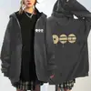 Sudadera con capucha y cremallera tipo cárdigan Arirang World Tour Jungkook Estilo Otoño e Invierno Holgada Estilo Callejero Sudadera tipo cárdigan para fans
