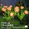 Luces Solares con Forma de Flor, Luces de Suelo LED Artificiales para Exteriores, Luces Decorativas Impermeables para Ambiente de Jardín