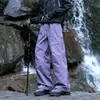 Novas calças casuais de trabalho para homens, calças impermeáveis para caminhada ao ar livre, estilo casal, calças retas largas e soltas