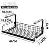 Organizador de cables debajo del escritorio, bandeja para gestión de cables, caja para organizar cables de datos debajo del escritorio de la computadora, almacenamiento para cables, enchufes, router y Wi-Fi