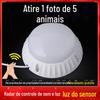 Luz de controle de som de teto integrada de controle de som e luz corredor corredor corredor propriedade radar lâmpada de indução de corpo humano led hemisfério