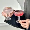 Copa repujada con un diseño elegante, copa de cóctel mini, vaso creativo para bebidas, copa de martini, copa de postre
