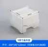 Caixa para Chips de Silício de Wafer 2 a 12 polegadas Caixa Jingzhou Caixa LED Flor Azul Transparente Caixa de Transporte Cobette Spot Flash