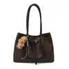 Bolso Tote Versátil Casual para Viajes Diarios para Mujer 2025 Otoño Nuevo de Moda Gran Capacidad Lujo Ligero Bloqueo de Color Bolso de Hombro Único