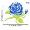 Parche Bordado Ins de Mariposa Floral Decoración Colorida de Margarita para Ropa y Bolsos Parche Termoadhesivo Insignia Bordada con Adhesivo