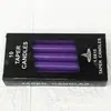 Pacote com 10 Velas Coloridas de Haste Longa para Iluminação de Emergência, Velas de Iluminação Comum para Casamentos, Banquetes, Festas, Brilho da Chama, Ambiente, Natal