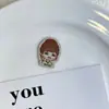 Etiqueta de Tela de Dibujos Animados Bordado por Computadora Marcas Tejidas Patrón de Perro Pudín Kurami Hecho a Mano DIY Adornos para la Cabeza Accesorios para el Cabello Etiqueta Trasera