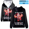 Sudadera informal con capucha y cremallera, con estampado digital 3D, para Navidad, 2023, envío directo