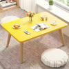 Quarto janela flutuante mesa mesa de chá mesa pequena tatami cama escrivaninha perna de madeira sala de estar varanda mesa de aprendizagem cama mesa