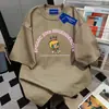 Camiseta Versátil de Manga Corta Estilo Americano 100% Algodón Puro para Mujer, Verano Retro Casual Estilo Perezoso Top Resistente de Cuello Redondo