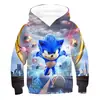Sudadera con capucha para hombre, con capucha, transfronteriza, para niños, nueva, de anime, erizo, Sonic, sudadera con capucha, sudadera para niños, sudadera con capucha