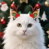 Novos Acessórios de Natal para Pets Grampo de Cabelo de Alce Cartoon Decoração de Festa de Natal para Cães e Gatos Pequeno Presépio Clip