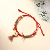 2026 Ano do Cavalo Festival do Barco-Dragão Novo Corda Colorida Rosto Sorridente Zongzi Pulseira Tecendo para Adultos e Crianças Atacado