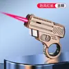 Novo isqueiro criativo, gadget para alívio de estresse, isqueiro à prova de vento, chama bicolor, isqueiro divertido, brinquedo da moda