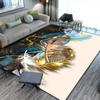 Alfombra de Terciopelo Cristal Pluma para Comercio Exterior Lujo Ligero Sala de Estar Alfombra de Piso Sofá Alfombra de Mesa de Centro Manta de Dormitorio para Cabecera Manta de Estudio Absorbente