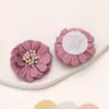 Versão Coreana Ins Versátil 3cm Flor Margarida Artificial de Ultra-Fibra Material para Acessórios de Grampo de Cabelo Chapéu Adorno de Cabeça Flor de Sapato DIY