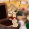 Collar Colgante de 26 Letras Completo de Diamante de Lujo Ligero Nueva Moda Transfronterizo Europeo y Americano 2026 para Mujeres Joyería Hip-Hop de Moda Venta al por Mayor