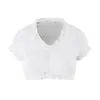 Conjunto de Camisa y Pantalones de Falda de Encaje Bordado con Volantes y Mangas Abullonadas para Mujer Estilo Europeo y Americano Verano 7788