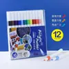 Los marcadores acrílicos son opacos y se pueden superponer, adecuados para estudiantes de primaria, bolígrafos de colores para manualidades infantiles, recambios de bolígrafos de colores, bolígrafos de acuarela
