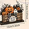 Produtos de madeira são campeões de vendas em todo o mundo, decorações de mesa para o Halloween incluem abóboras assustadoras, disponíveis exclusivamente para atacado nos pequenos mercados de Yiwu