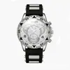 2026 Nueva Moda Europea y Americana para Hombre Negocios Esfera Grande Simple Correa de Silicona Reloj para Hombre Venta Caliente Transfronteriza Reloj de Pulsera de Cuarzo