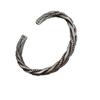 Pulsera antigua para hombre y mujer, vintage, personalizada, tejida, con apertura giratoria, ajustable, combinable con todo.