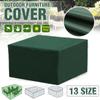 Funda protectora para muebles de jardín de exterior, color verde, de tela Oxford 210D, ideal para la venta transfronteriza.