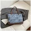 Bolsa Comuter Retrô para Mulheres 2026 Nova Moda Bolsa Tote de Cor Colorida de Alto Padrão Bolsa de Ombro/Axila de Grande Capacidade de Nicho