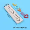 Molde de Silicona para Goteo de Gel Cristal DIY Forma de Corazón Decoración de Pastel Flip Amor Caramelo de Chocolate Paleta Molde de Silicona