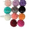 Novedad Hortensia Artificial de Espuma Dalia de Boda 25 Piezas Rosa Falsa con Tallo Decoración de Boda DIY Flor para Sostener en la Mano