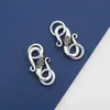 Prata de Lei S925 Prata Tailandesa Acessórios DIY Preço Especial Fivela de Conexão para Pulseira Colar Anel Duplo Fivela S Fivela Prata Ponto