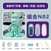 Oso de Fluido Base Blanca DIY Hecho a Mano Regalo para Niños Set de Pintura Acrílica Kit de Materiales Oso Violento Venta al por Mayor